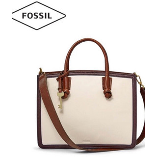 FOSSIL香草白公事包