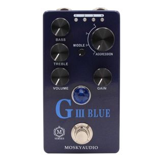Mosky GIII BLUE Distortion Preamp 電吉他 破音 效果器 REVV G3