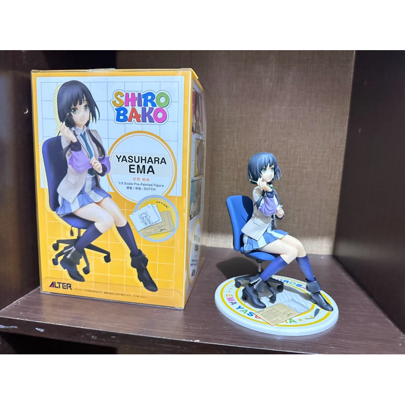 二手公仔 日版 ALTER 白箱 SHIROBAKO 安原繪麻 1/8 pvc 有缺一個配件 皮膚有黃斑！！