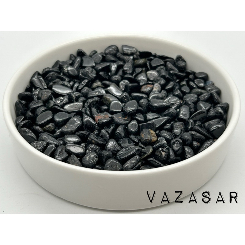 【VAZASAR】 24H 嚴選 天然 黑碧璽 碧璽 電氣石 碎石