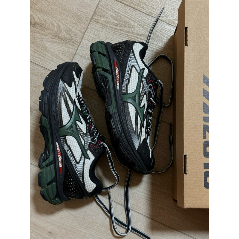 保證9.9成新👟Mizuno HALO MIX D1GH240802 美津濃🐼熊貓玉竹x復古山系穿搭