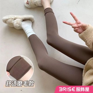 【免運】薄絨鯊魚褲 女外穿底褲 收腹 秋冬加厚加絨 褲子 芭比保暖 打底瑜珈 高腰 R323