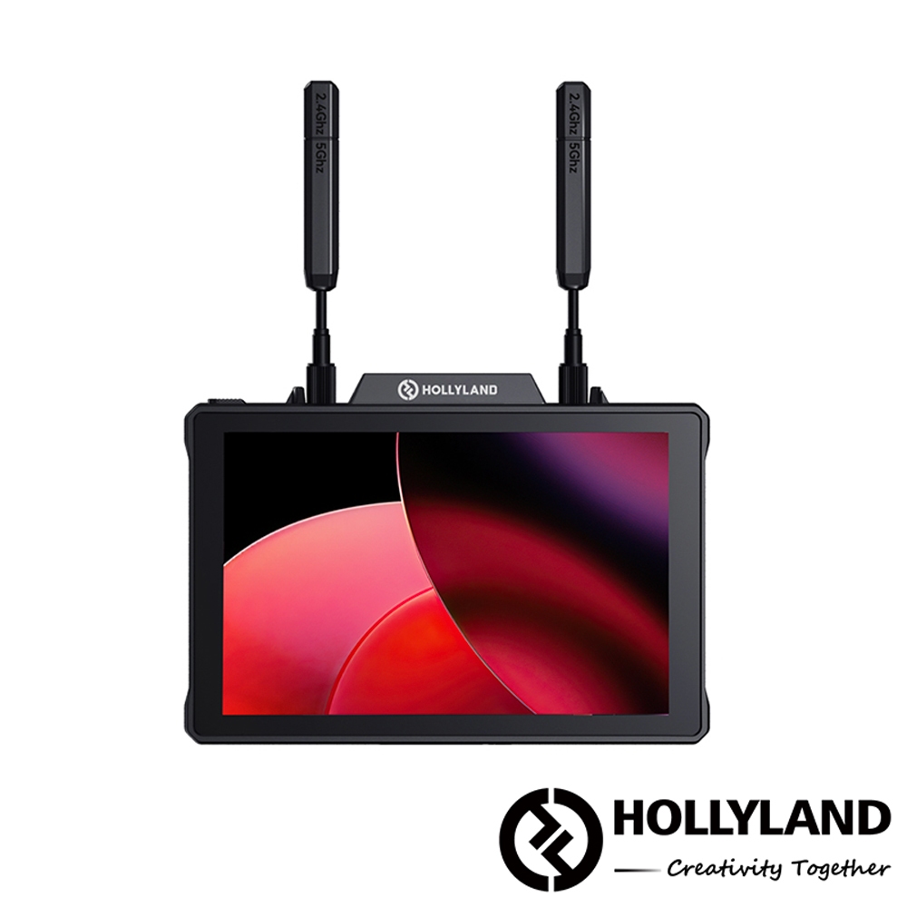 【HOLLYLAND】Pyro 7 4K 雙頻無線圖傳監控螢幕 單螢幕 通話系統 通話設備｜台灣唯一代理