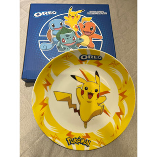 現貨 皮卡丘 2024年7-11限量 Oreo奧利奧聯名Pokémon寶可夢 陶瓷盤 生活用品 可愛禮品