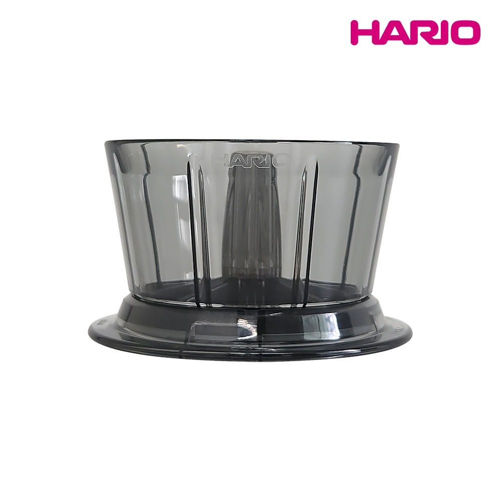 【HARIO】x Tri-Up FLOW Tritan Dripper 樹脂款 02蛋糕濾杯-黑色 手沖/平底濾杯