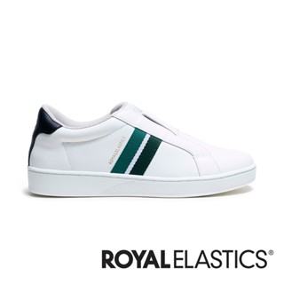 ROYAL ELASTICS Bishop 白綠黑真皮運動休閒鞋 (男) 01742-049