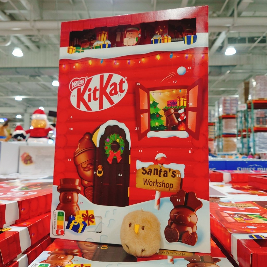 COSTCO 好市多 雀巢 奇巧聖誕倒數月曆 KITKAT 聖誕節 倒數月曆 聖誕巧克力 巧克力 禮盒 送禮 雪人 馴鹿