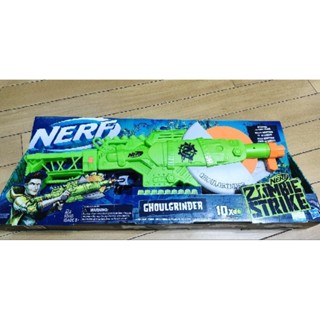 原廠正版 NERF 孩之寶 精英打擊 ZOMBIE系列 GHOULGRINDER 食屍鬼粉碎射擊器 自由模組 安全玩具槍