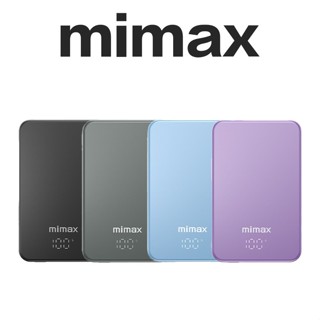 【 金屬磁吸行動電源 】關注領卷100元 ！mimax 無線充電 10000mAh 電量顯示 無線充電寶 行充 小米有品