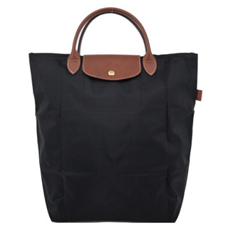 LONGCHAMP LE PLIAGE系列短把再生尼龍手提包，100%原廠真品
