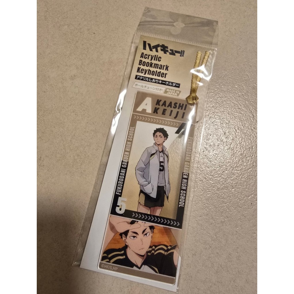 日本製 T-arts 排球少年!! 透明感壓克力書籤吊飾 赤葦京治 赤葦 全新品