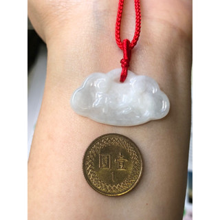 緬甸玉天然A貨翡翠玉墜 糯冰種 平安 玉鎖