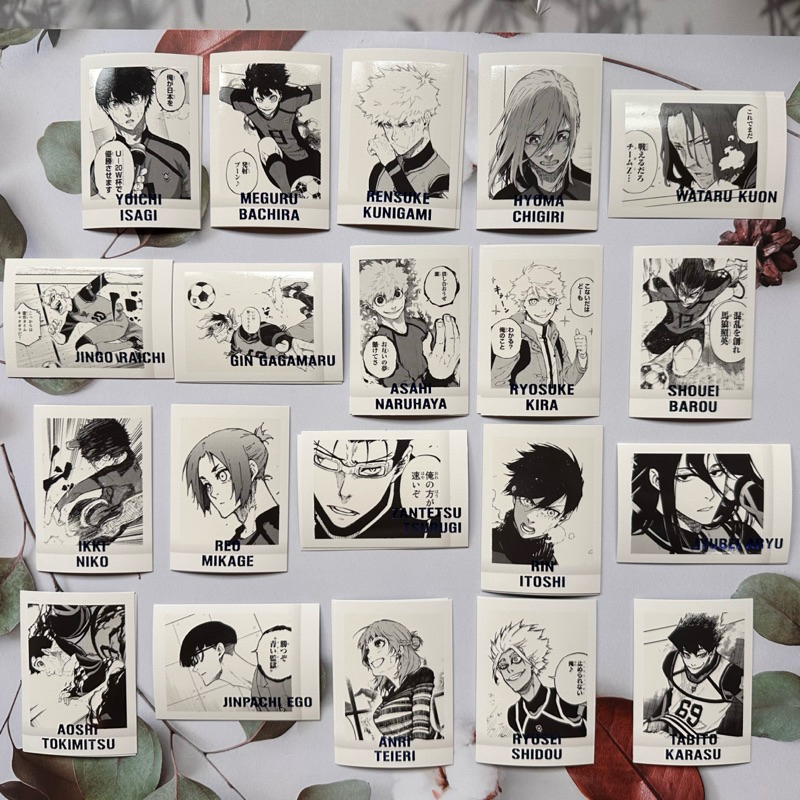 ￥My公仔￥ 日本限定 藍色監獄 拍立得 燙金 原畫展 系師凜 潔世一 冴 士道 龍聖 蜂樂 千切 御影 玲王 凪誠士郎