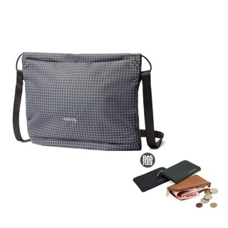 Bellroy Lite Sacoche 系列登山隨身斜揹包 - 格子灰 BLSA 送真皮零錢包