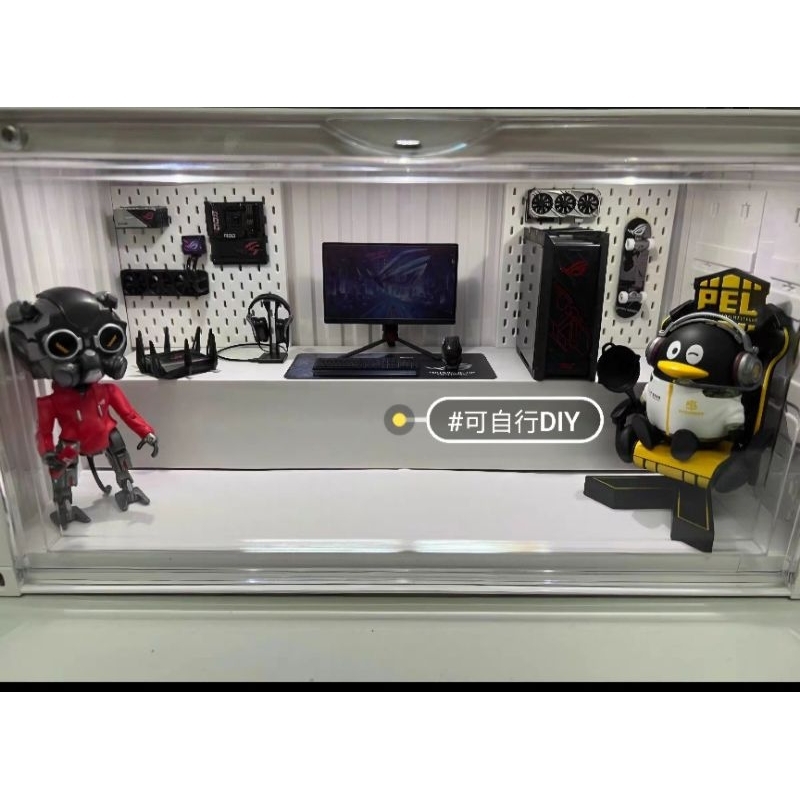 rog mini玩家桶模型玩具rog週邊(非3090 3080 4090 4080)ROG 電動螺絲刀 裝機工具w組