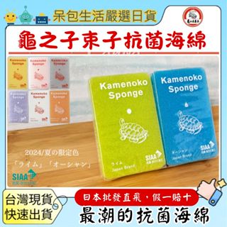 [臺灣現貨+全臺最低價]日本龜之子束子 龜之子海綿 kamenoko sponge洗碗海綿銀離子菜瓜布抗菌海棉季節限定