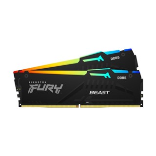 金士頓 FURY Beast DDR5-6400 64G RGB【32GX2】KF564C32BBEAK2-64