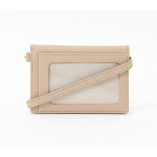 現貨！日本購入！agnès b. 奶茶色＋白色 雙色 證件套 證件夾 證件套 識別證 質感 up⬆⬆