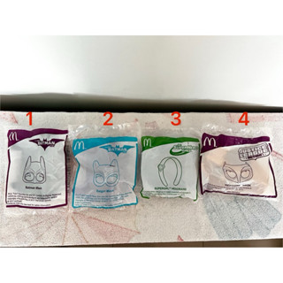 ⚡️現貨出清大特價⚡️ 麥當勞DC蝙蝠俠 正義聯盟面具面罩經典絕版快樂兒童餐玩具 未拆封蝙蝠俠蝙蝠女女超人鷹俠