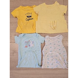 二手 短袖包屁衣 一件$10 70公分 70cm carters uniqlo lativ