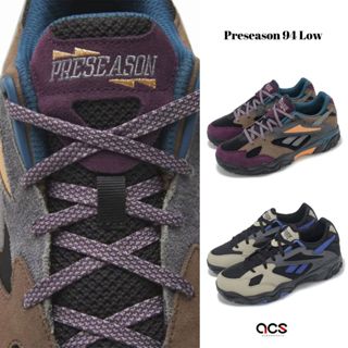 Reebok 籃球鞋 Preseason 94 Low 男鞋 復古 經典 低筒 緩震 黑 棕 藍 任選 [ACS]