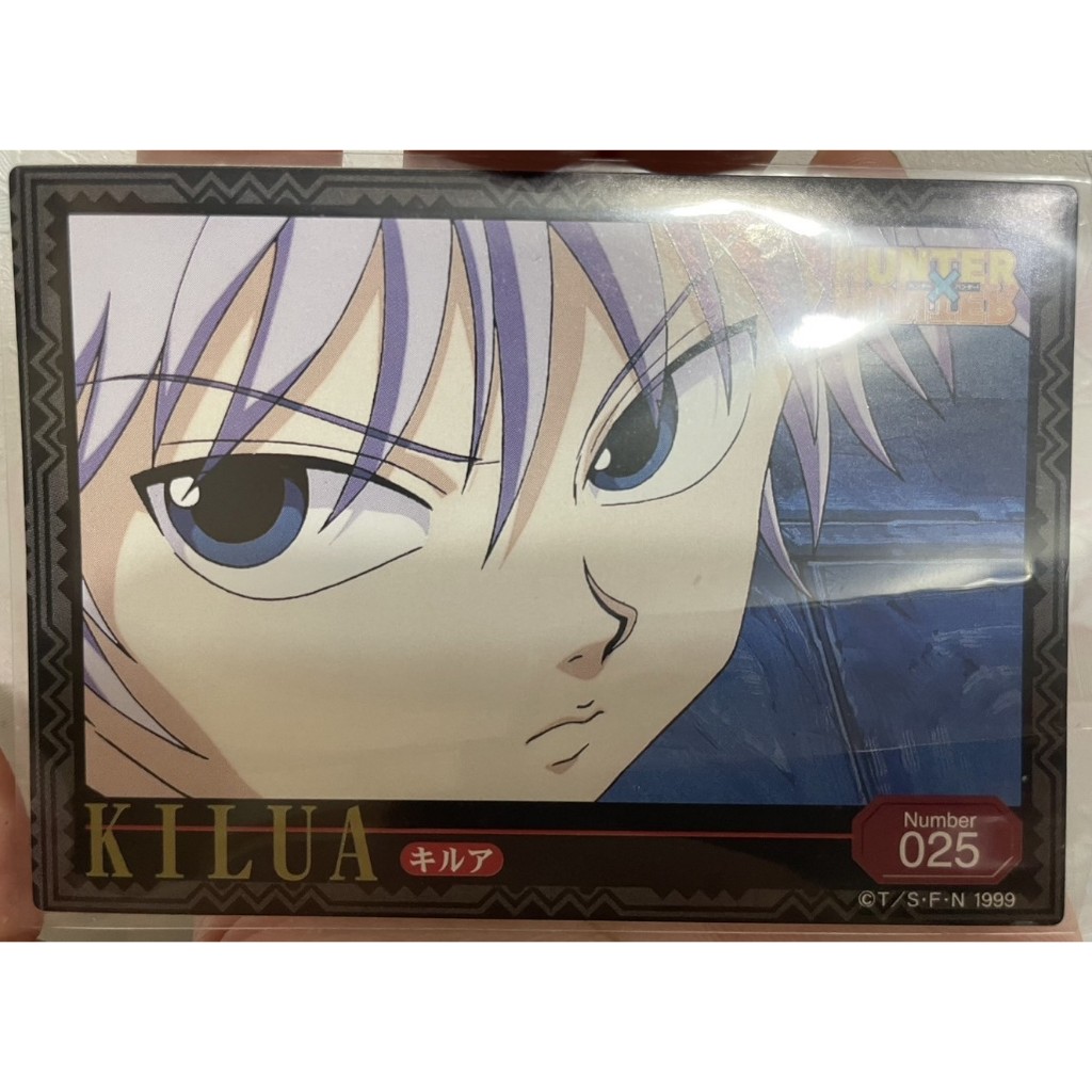 <日版-1999年動畫版>HUNTER×HUNTER 獵人 奇犽 貼紙 收藏卡