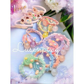 Lusenping💫24H出貨💫棒棒糖冰棒棍造型髮圈 可愛童趣 親子穿搭 拍照 可愛髮圈 髮飾 小紅書 ins 抖音熱門