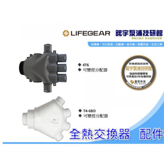原廠零件 Lifegear 樂奇 全熱交換器 配件 T4-6BD可變徑分配器 4T6 分配器