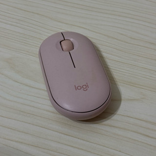 羅技藍牙滑鼠 logitech Pebble M350 logi 鵝卵石無線滑鼠 玫瑰粉紅色