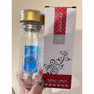 全新-玻璃泡茶杯 濾茶杯 透明茶壺 隨行杯