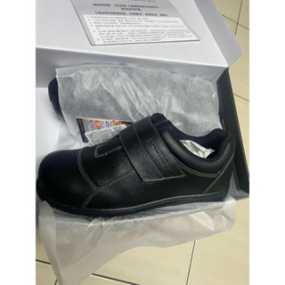 全新（12號）PAMAX 帕瑪斯-輕量塑鋼防滑安全鞋/PH22501FEH-可通過機場安檢門/黏貼式設計