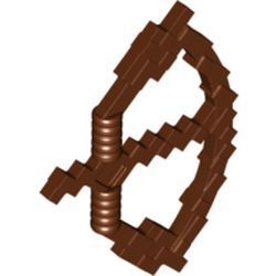 磚家 LEGO 樂高 紅棕色 Minecraft 創世神 Weapon 武器 Bow 弓 弓箭 18792