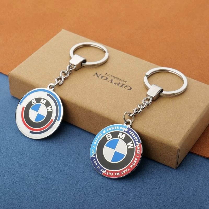 寶馬 BMW 50週年 特仕版 M版 鑰匙圈 鑰匙環 類鑲鑽黑白標