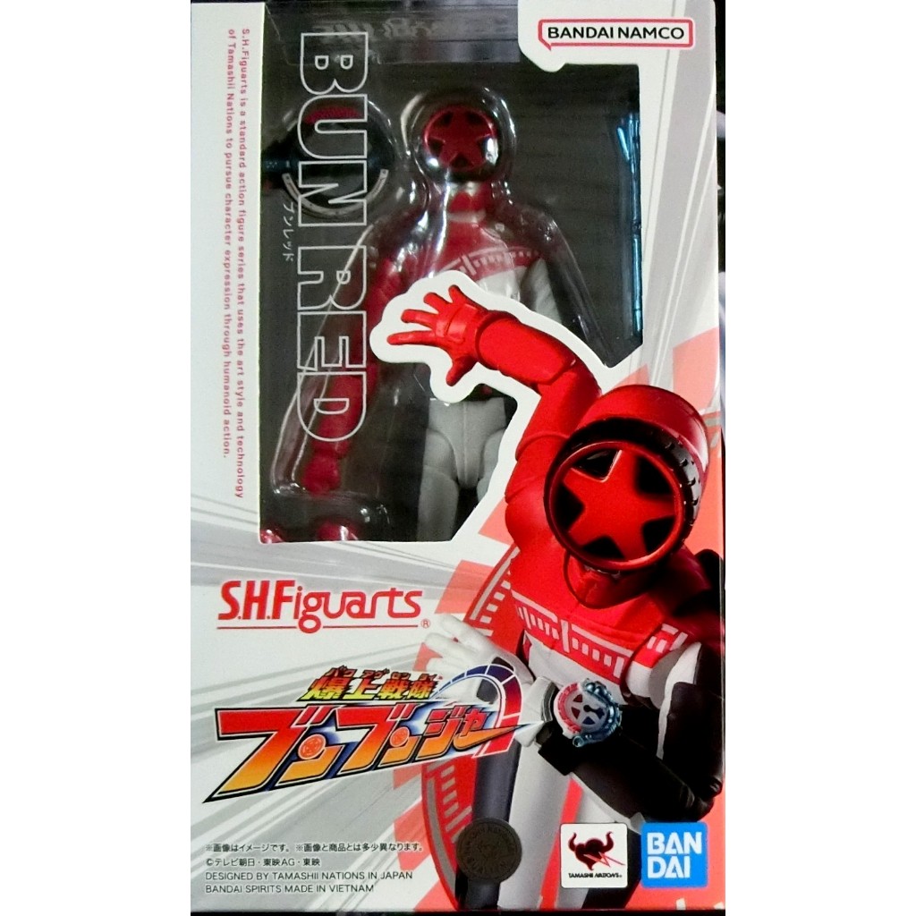 現貨 BANDAI 代理版 S.H.Figuarts SHF 爆上戰隊 Bun Red 範道大也 可動人型