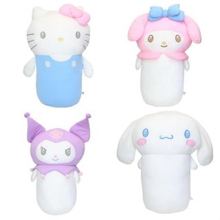 ♥小玫瑰日本精品♥ Hello kitty 美樂蒂 酷洛米 大耳狗 涼感抱枕 大靠枕 玩偶 夏日睡眠好物 ~ 3