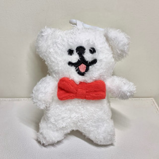 全新現貨🎀韓國Maltese線條小狗可愛領結款蝴蝶結娃娃掛件掛飾吊飾玩偶布偶兒童幼童孩童女孩小孩玩具填充毛絨鑰匙圈鑰匙扣