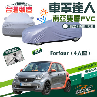 【蓋方便】車罩達人（小五門）南亞PVC雙層防水防曬現貨《賓士 Smart》Forfour 4人座