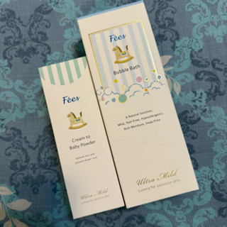 *全新*現貨 Fees法緻嬰兒泡泡露300ml 清新香 爽身乳霜70ml