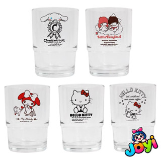 ⭐正版⭐現貨⭐三麗鷗 疊疊玻璃杯 水晶杯 臺灣製 玻璃杯 酒杯 KITTY 大耳狗 美樂蒂 雙子星 凱蒂貓 水杯 杯子