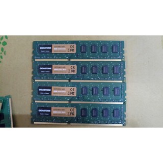 知飾家 二手良品 Gigastone DDR3 1600MHz 8G*4 一起賣