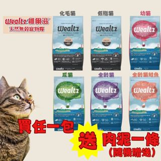 Wealtz 維爾滋 無穀貓飼料 維爾滋貓飼料 貓飼料 貓糧 1.2kg 2.1kg 無榖貓 天然無穀寵物飼料 化毛貓