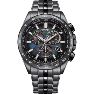 CITIZEN星辰 GENT'S 100週年限量 宇宙幻彩 光動能 電波計時腕錶 43mm/CB5878-56E