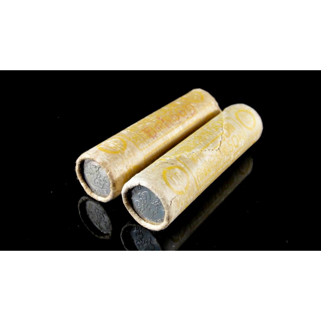 [福田工藝]民國89年元/西元2000年/慶祝千禧年紀念幣/全新一條50枚品項完美/一條50枚(紀念幣10)