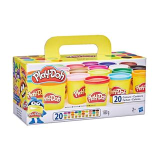 【苗栗現貨&含發票】兒童黏土 培樂多Play-Doh 創意DIY 繽紛20色無毒黏土組 小孩幼兒兒童玩具 益智玩具