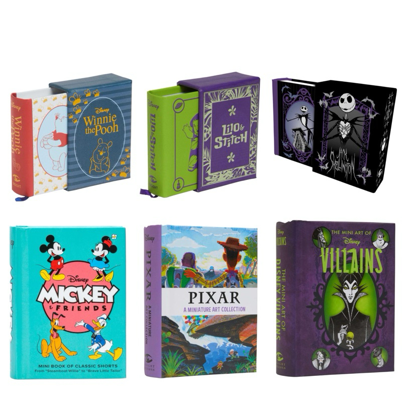 ｜現貨｜迪士尼系列迷你書 Disney tiny book 米奇與好朋友 皮克斯 迪士尼反派 聖誕夜驚魂 維尼星際寶貝