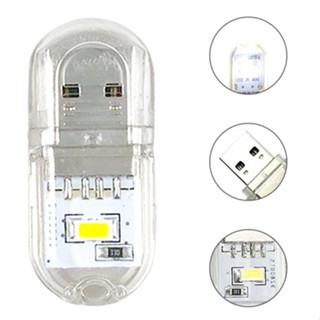 HANLIN-USB001~超迷你USB雙面透明LED燈(只有1顆) 可串接 USB 透明 露營 小燈 輕巧