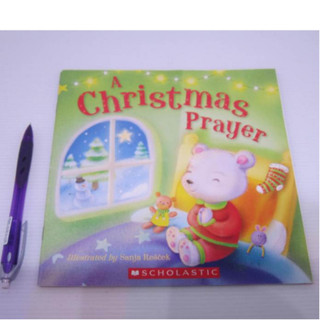 「二手書」Scholastic A Christmas Prayer 英文繪本 Sanja Rešček 聖誕節