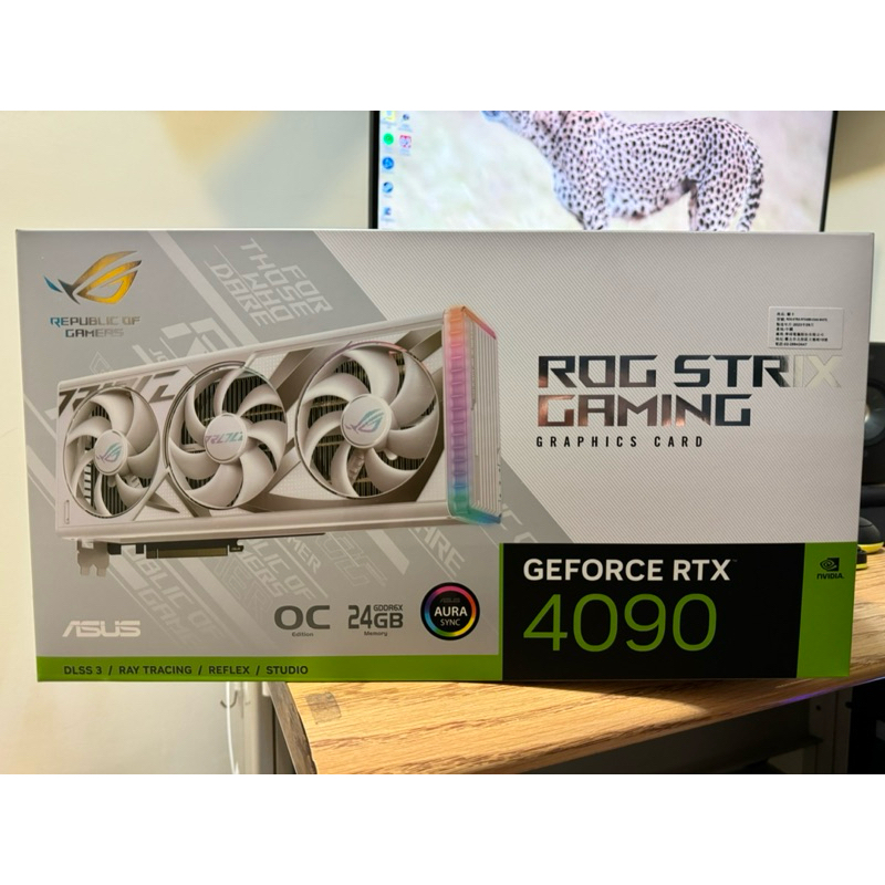 華碩 ASUS STRIX ROG RTX 4090 White O24G 白色 RTX4090 顯示卡 五年保