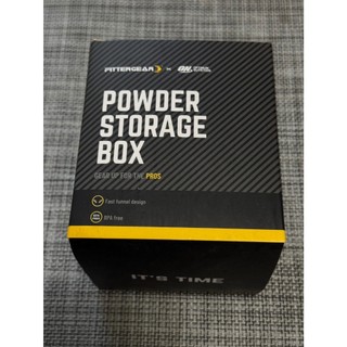 【FITTERGEAR】 蛋白粉盒 黑色/螢光綠/ＯN聯名款