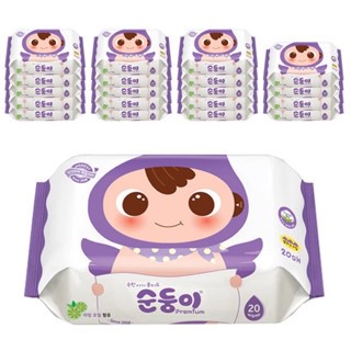 Rabbits批發代購 韓國 臺灣現貨 順順兒 20張 純水 嬰兒濕紙巾 隨身包 攜帶式 壓紋濕紙巾 濕紙巾